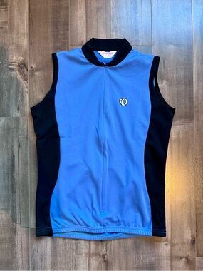 Pearl Izumi Blue and Black Cycling Jersey Top